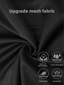 Mens Summer Casual Solid ODM 2pcs Sportswear Set Comfortable Breathable Knitted Fabric Stylish Classic Crew Neck T-Shirt - Product Image 6