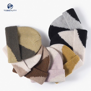 Bonnet en laine tricoté en gros pour l'hiver Bonnet en tricot pour les poignets - Product Image 2