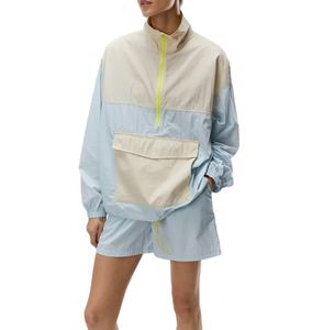 Chaqueta de nailon de alta calidad para mujer, cortavientos decorativo bordado personalizado, forro estampado transpirable, ropa de calle fina a prueba de viento - Product Image 4