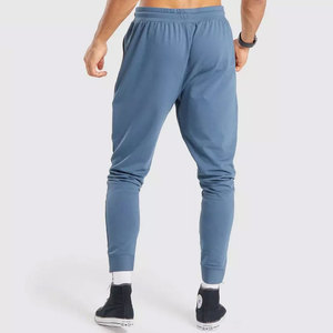 Men's 100% Cotton Terry <b>Jogger</b> Pants Soft Elastic Waist Custom Mid <b>Slim</b> Fit Flat Embroidered Vintage Breathable Anti-Wrinkle OEM - Product Image 2