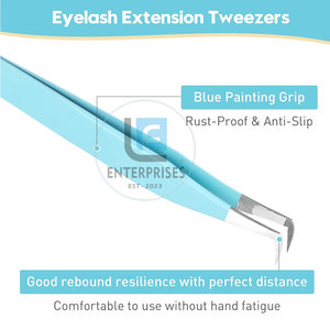 Durable Material <b>Cheap</b> Price Eyelash <b>Extensions</b> Tweezers High Grade Eyelash <b>Extensions</b> Tweezers - Product Image 4