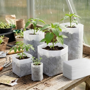 Sac de culture en tissu non tissé de qualité export pour la culture hydroponique, les pépinières, les serres et l'horticulture, avec copeaux de coco et fibres de coco - Product Image 5