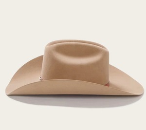 2027 Unisex <b>Brown</b> <b>Wool</b> Striped Silk Screen Printed Breathable Windproof Cowboy Hat Wide Brim Adult 56-58CM Four Seasons Beach - Product Image 2