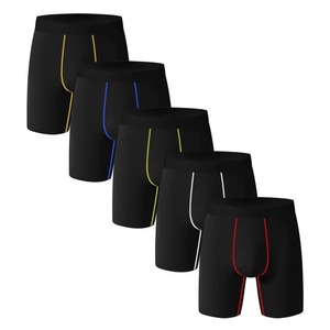 Custom Wholesale Mens Nylon Spandex Compression Shorts Quick Dry Gym Running Base <b>layer</b> Fitness Tights - Product Image 6