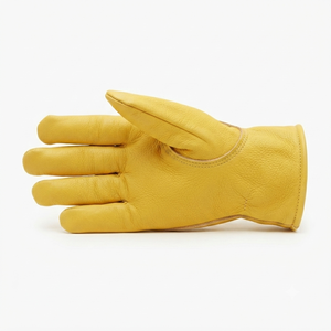 Goat Grain Leather Breathable Moisture-Wicking Anti-Cut Abrasion Resistant Industrial Work <b>Gloves</b> - Product Image 2