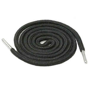 Round Black Durable Shoelaces Factory-Direct Wholesale <b>Laces</b> - Product Image 1