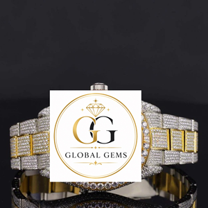 Excellent Quality Iced Moissanite Diamond Watch Sparkling Jewelry Watch for Men or Parties Use Available at Good Price - Product Image 1