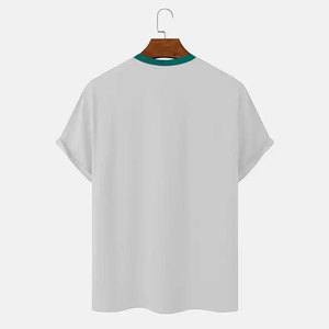เสื้อยืดผู้ชายน้ำหนักเบา คุณภาพดีที่สุด ขายดีที่สุด กำลังเป็นที่นิยม มีจำหน่ายในราคาขายส่ง เสื้อยืดผู้ชายพร้อมโลโก้/สีตามสั่ง - Product Image 3