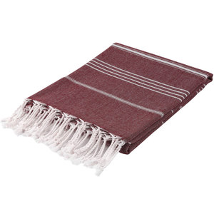 Lots de serviettes de bain jacquard teintes sur mesure en gros, grandes serviettes de plage de luxe en coton turc sans sable, personnalisées et de haute qualité - Product Image 5