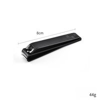Coupe-ongles et coupe-ongles de luxe en acier inoxydable à lame courbée de qualité supérieure avec une large ouverture de mâchoire