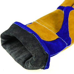 Gants de Soudure de Sécurité en Cuir de Vachette Tig, Imperméables et Personnalisés, pour Travaux de Construction - Product Image 3