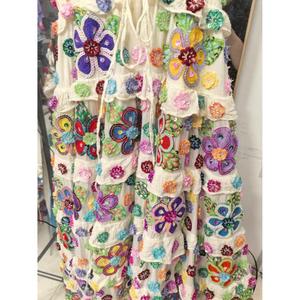 Handmade High Quality Embellished Maxi Bohemia <b>Dresses</b> <b>Summer</b> Women Long Sleeveless <b>Dress</b> Casual Maxi <b>Boho</b> <b>Dresses</b> - Product Image 3