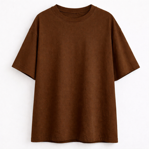 เสื้อยืดโอเวอร์ไซส์สั่งทำพิเศษ 280 GSM ผ้าฝ้าย 100% เนื้อหนา เสื้อยืดเปล่าสไตล์สตรีทแวร์ แขนสั้น เนื้อผ้านุ่ม สัมผัสนิ่ม รับผลิตแบบ OEM - Product Image 1