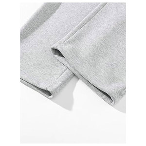 Pantalon décontracté pour homme en toile unie, doublé thermique, avec cordon de serrage à la taille, coupe ample, confortable, chaud, coupe-vent, écologique, pour l'automne et l'hiver - Product Image 5