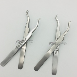 RMI High Quality Product Stainless Steel Fiber Tip <b>Boot</b> Volume Eyelash Tweezers for Eyelash Extension - Product Image 6