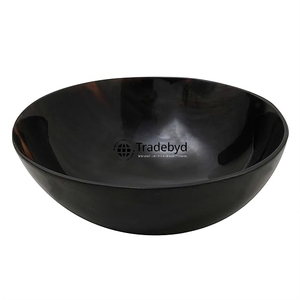 Bol élégant en forme de corne d'ange, rond, fait main, décoration de table haut de gamme par Tradebyd - Product Image 4
