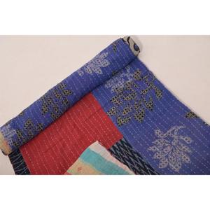 Cotton Kantha <b>Stitch</b> Gudri Handmade Reversible Quilt Traditional Bed Cover for Home and Gifting - Product Image 5
