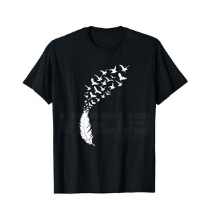 ออกแบบโลโก้ตามสั่ง เสื้อยืดคอกลมผู้ชาย พิมพ์ลาย DTF ราคาถูก ผ้าฝ้าย 100% ทรงหลวม ใส่สบาย - Product Image 1