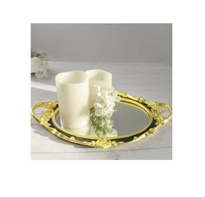 Bandeja de Servicio Rectangular Grande de Latón con Asa Elegante, Producto de Alta Demanda, Bandeja Decorativa para Servir Alimentos en la Mesa - Product Image 4