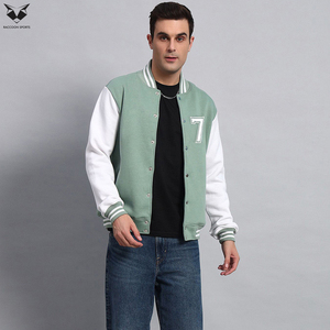 Comfortable Best Color Make Own Newest Style OEM Service Latest Style Soft Fabric Unisex Fashion Streetwear Wool PU Jackets - Product Image 4