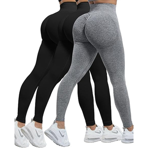 Leggings taille haute pour femmes, longueur intégrale, imprimés, extensibles, pour le yoga et l'entraînement, effet push-up, style sportif, toutes saisons - Product Image 4