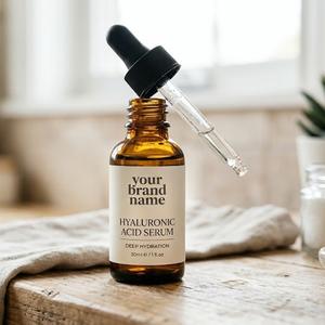 Sérum facial à l'acide hyaluronique OEM, hydratant, anti-rides, réparateur de peau, soin du visage, marque privée, fournisseur en gros - Product Image 2