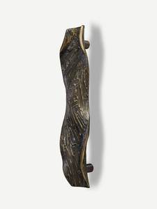 Industrial Bronze Cabinet Handle with Geometric Shape and Knurled Design for <b>Wardrobe</b> Drawer Dresser & Cabinet <b>Hardware</b> - Product Image 3