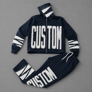 Conjunto de Sudadera con Capucha y Pantalones Holgados de Estilo Vintage Lavado, con Cremallera, Diseño Gráfico Gótico Retro, Ropa Deportiva Urbana, Precio al por Mayor - Product Image 5