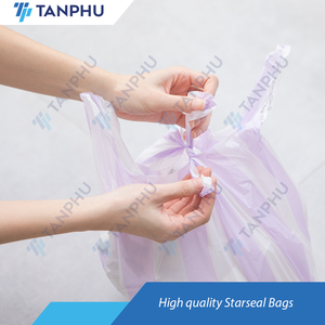13 30 galones de PE negro transparente bolsa de plástico resistente LDPE HDPE contratista empotrado para hoja de césped uso Industrial basura Vietnam - Product Image 3