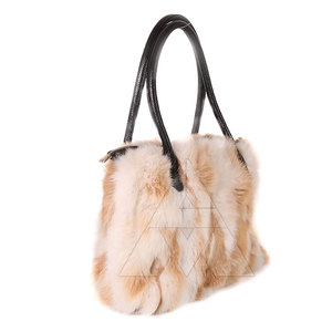 Accessoires de mode, sacs à bandoulière en fourrure personnalisés pour un usage quotidien, fermeture à glissière, deux poignées, sacs à bandoulière en fourrure - Product Image 2