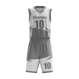 Conjuntos de Uniformes de Baloncesto Personalizados con Impresión Digital para Hombre, 100% Poliéster Transpirable, Sublimados, Uniformes de Baloncesto de Verano al por Mayor - Product Image 4