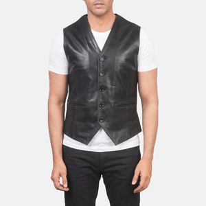 Chaleco de Cuero para Hombre de Alta Calidad, Traje de Invierno a la Moda con Logotipo, Transpirable, Hecho en Pakistán, Precio al por Mayor - Product Image 4