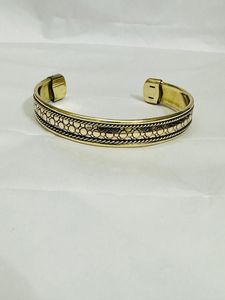 Premium Brass Ethnic <b>Bangles</b> <b>Bracelet</b> for Unisex Adjustable Handmade Open Cuff Quartz Fashion Jewelry Gift Collection - Product Image 4