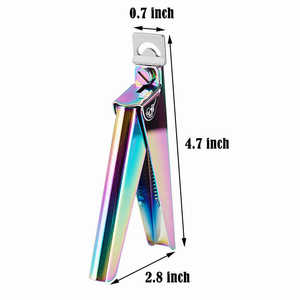 Cortauñas Profesional de Acero Inoxidable y Acrílico 2026 con Apertura de Mandíbula Ancha Ajustable para Uñas - Herramienta Duradera para Uñas - Product Image 3