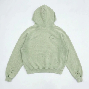 Vente Flash : Sweat-shirts à Capuche Courts Personnalisés Effet Vieilli – Coton de Haute Qualité, Écologique, Respirant, Style Vintage Oversize Unisexe Tendance - Product Image 2
