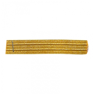 custom gold stripe shoulder board decorative epaulettes parade costume <b>accessories</b> performance apparel embroidered garment patch - Product Image 6
