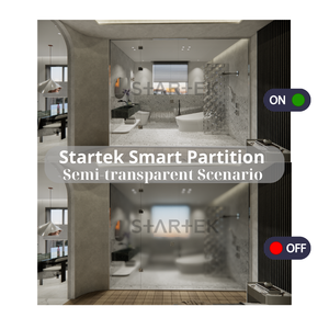 ประตูห้องอาบน้ำกระจกอัจฉริยะ plcd ทันสมัยพร้อมตู้สแตนเลสสำหรับห้องน้ำ - Product Image 6