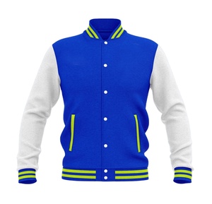 Chaqueta Varsity de Béisbol Personalizable OEM para Hombre, 100% Felpa, Bordado Chenille, Reversible, con Capucha, Estilo Urbano, para Invierno - Product Image 2