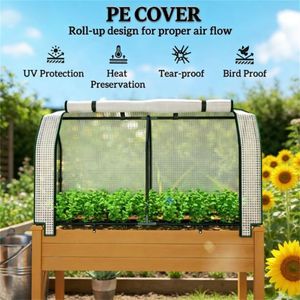 Lit surélevé avec bac à plantes en sable pour pots et jardinières - Product Image 2