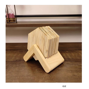 Natural Modern Wood Eco-Friendly Customizable Serving Coaster Stand High Quality Cup Coaster Pad Mat for Home Hotel - Product Image 6