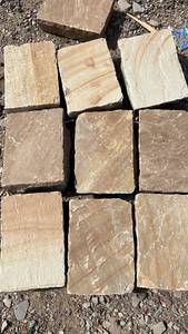 High Quality Sandstone Flag Slabs Machine Cut Rustic Natural Finish Outdoor <b>Paving</b> <b>Stones</b> at Wholesale Price - Product Image 3