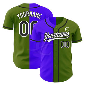 New Arrival Best Selling Breathable Short Sleeve Baseball Jersey for Men - Product Image 5