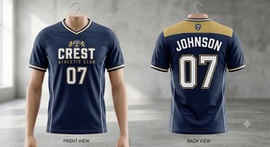 Uniforme de Fútbol Sublimado Personalizado, Camiseta de Fútbol Transpirable de Malla, Kit Completo Personalizado con Nombre del Equipo y Número del Jugador - Product Image 2