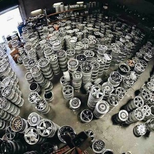 Déchets de jantes en alliage d'aluminium à prix avantageux, 99 % de teneur en Al, origine, livraison rapide, bon état, fonctionnel - Product Image 1