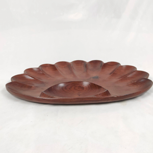 Bandeja de Servicio de Madera Artesanal de Lujo a Precio de Mayoreo, Bandejas de Servicio de Metal Hechas a Mano en India - Product Image 1