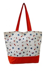 Bolsa de Mano de Lona Ecológica Personalizada al por Mayor, con Cierre de Cremallera, Color Sólido, Estilo Vintage, Decoración con Letras, Forro de Algodón - Product Image 1