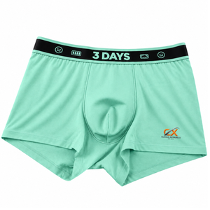 Calzoncillos Boxer de Cintura Media con Etiqueta Privada Personalizada, Mezcla de Algodón y Modal, Banda Elástica Ancha, Calzoncillos Transpirables para Hombre, Directo de Fábrica - Product Image 3