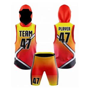 Conjunto de Uniforme 7v7 para Torneo de Fútbol Americano, Jersey y Pantalones Cortos Sublimados Resistentes a la Decoloración, Logotipo de Patrocinador Personalizado - Product Image 5