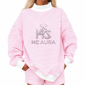 Sudadera de cuello alto para mujer, de alta calidad, sostenible, estilo streetwear, nueva llegada al mejor precio. - Product Image 1