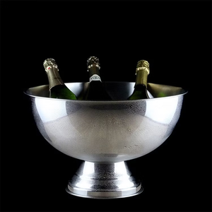 Prix de gros : Glacière moderne en acier inoxydable pour la maison et l'hôtellerie, pour le refroidissement des bouteilles de vin et de bière, durable, à motif floral, idéale pour les cadeaux promotionnels - Product Image 2